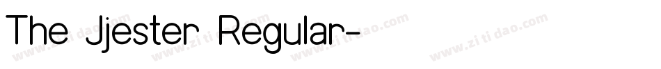 The Jjester Regular字体转换